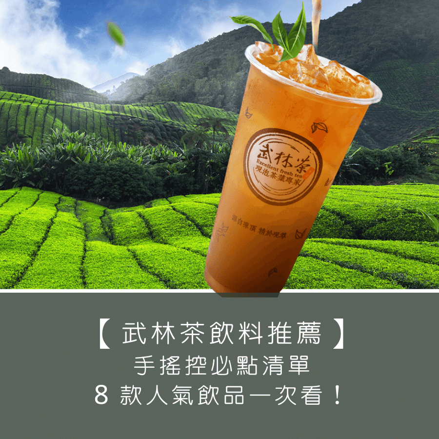 【武林茶飲料推薦】手搖控必點清單，8 款人氣飲品一次看！